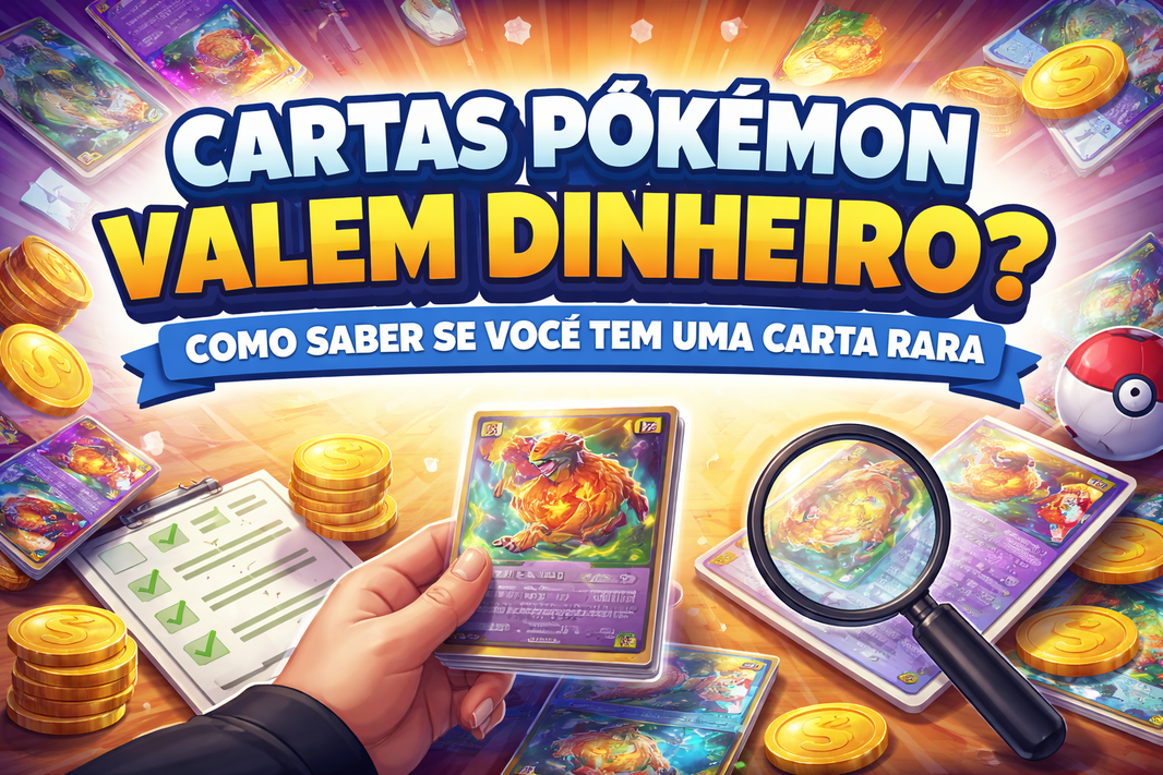 Cartas Pokémon Valem Dinheiro? Como Saber se Você Tem uma Carta Rara em Casa