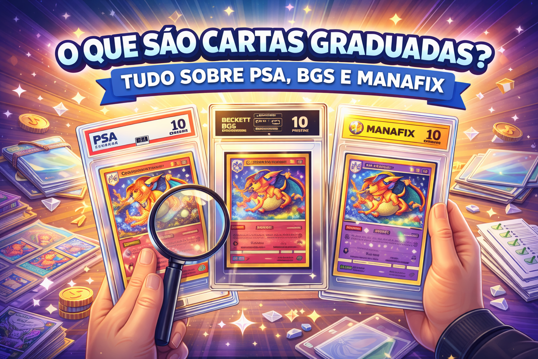 O Que São Cartas Graduadas? Tudo Sobre PSA, BGS e ManaFix (Guia Completo)