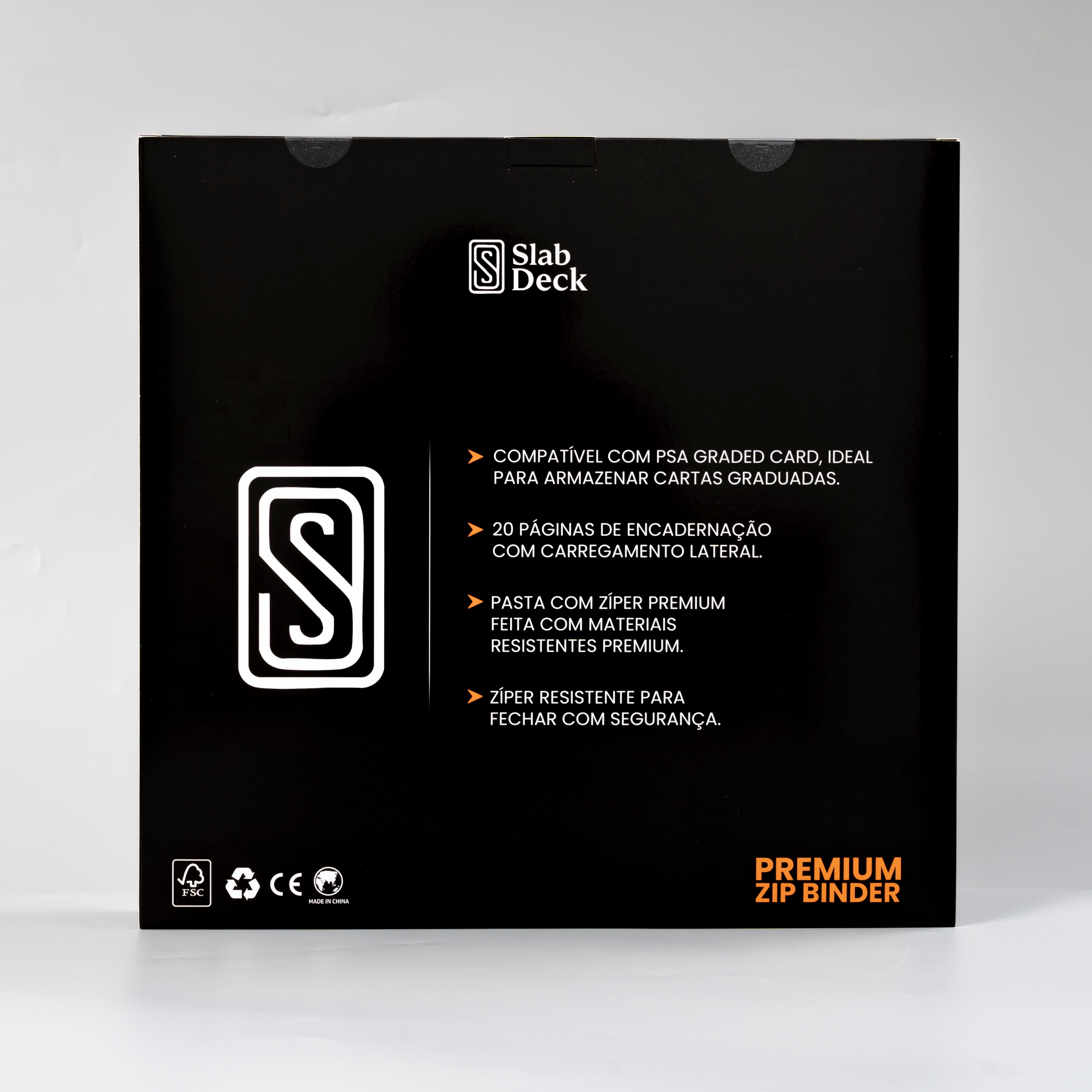 Fichário para carta graduada (compatível com: PSA, Manafix, GBA...)